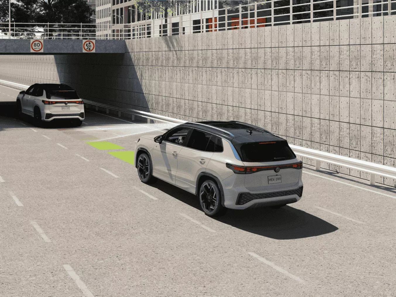 Tiguan Seguridad - Asistente de conducción de viaje